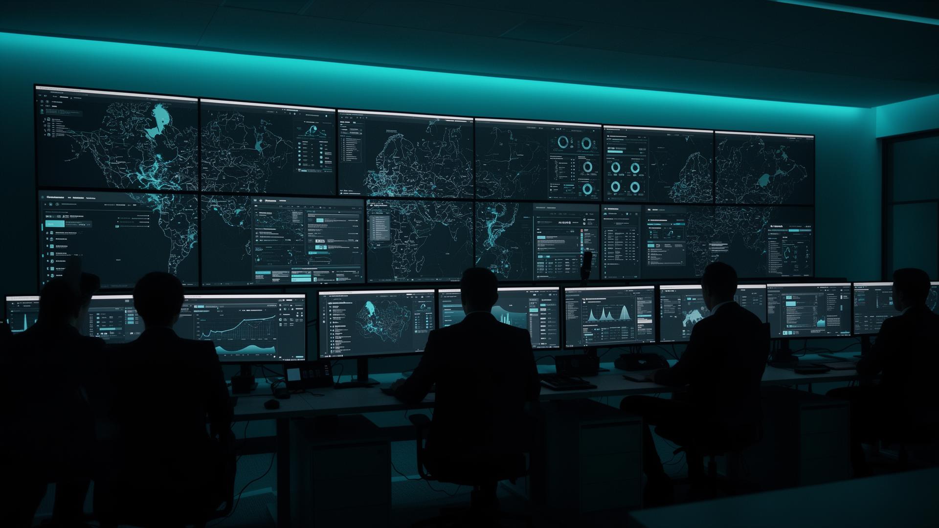 Security operations control room